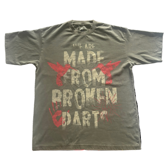 We Are Made From Broken Parts Tee (Seafoam)