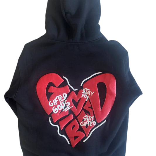 GOD VIBES 3D Puff Hoodie