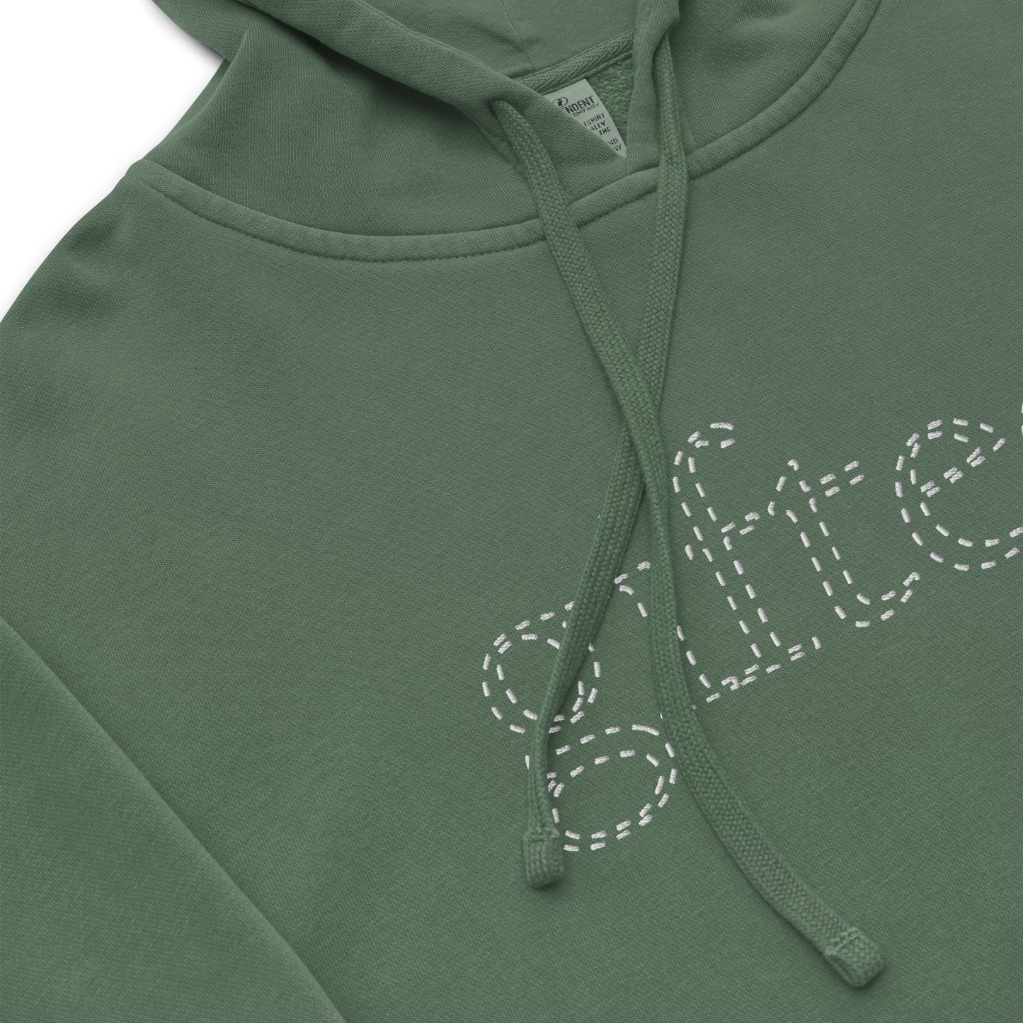 Embroidered Gifted Pigment-Dyed Hoodie