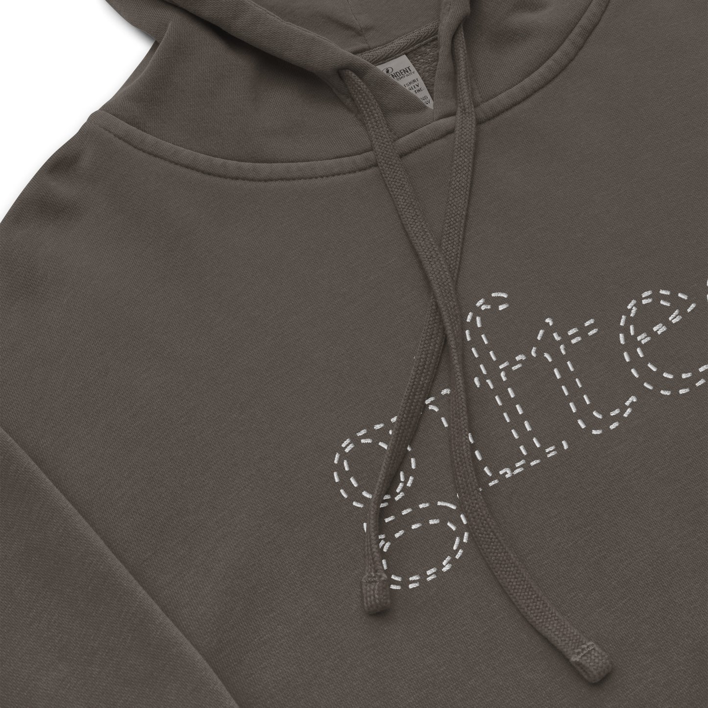 Embroidered Gifted Pigment-Dyed Hoodie