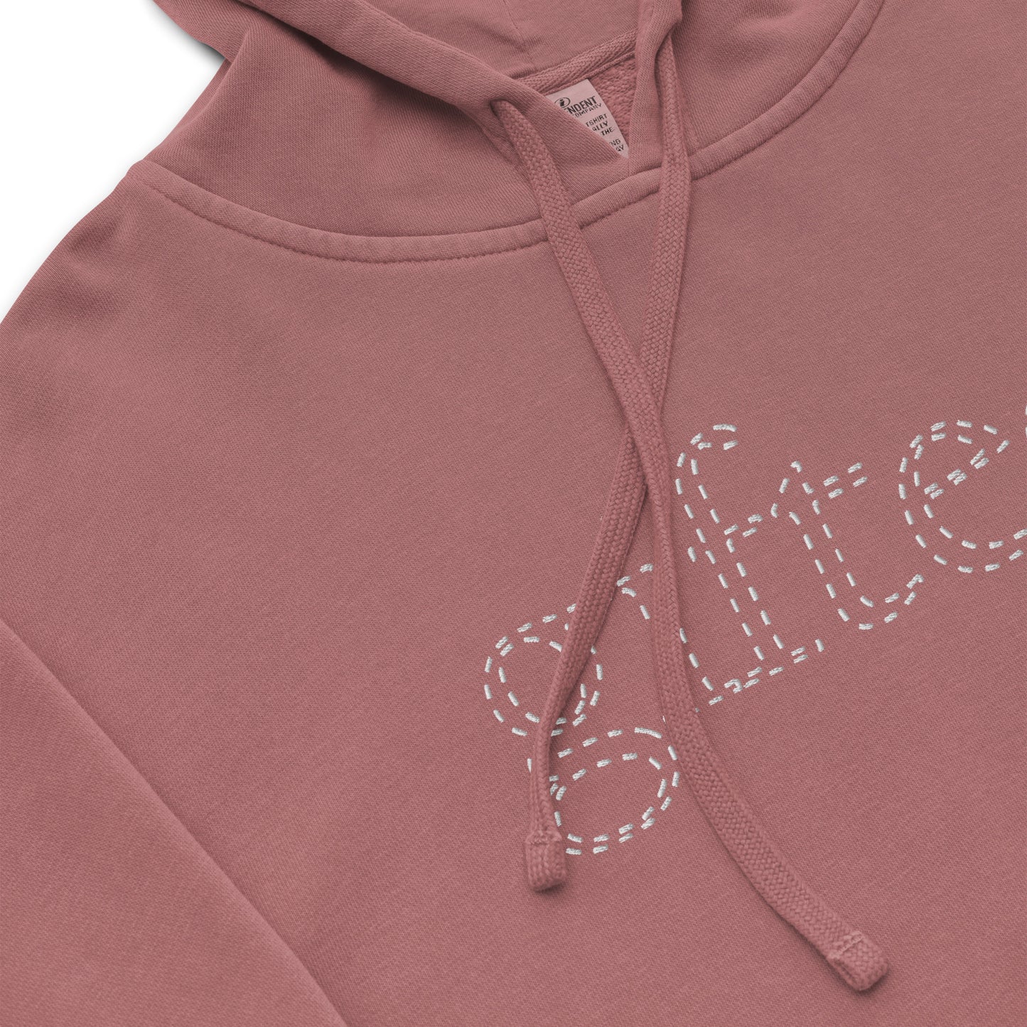 Embroidered Gifted Pigment-Dyed Hoodie