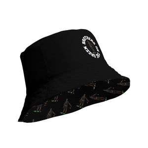 B.O.T.G. Black Reversible bucket hat