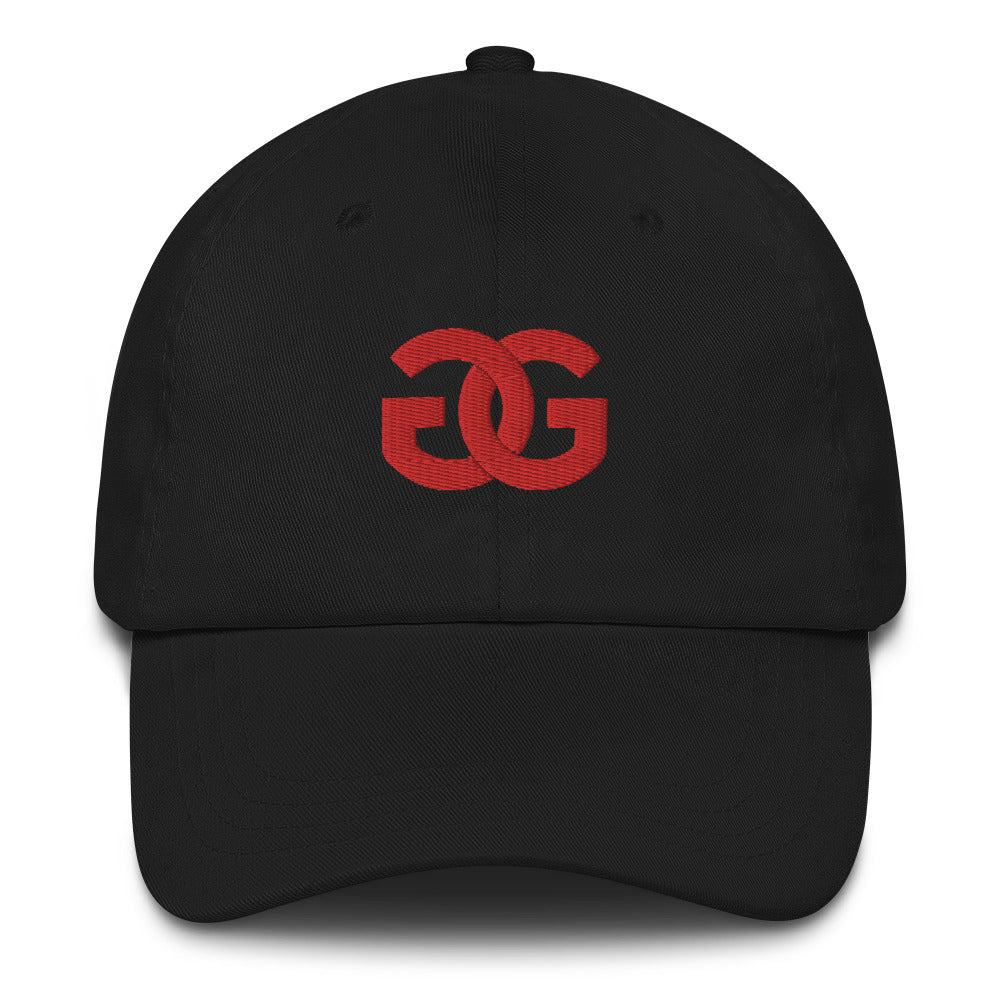 Initial Gifted Gods Dad Hat-Red