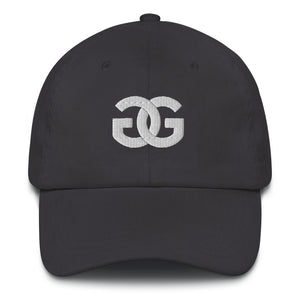 Initial Gifted Gods Dad Hat-White