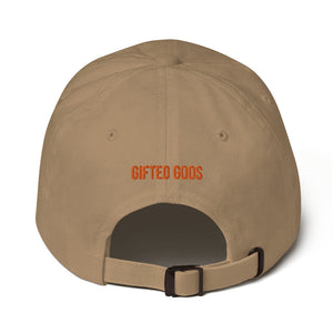 Initial Gifted Gods Dad Hat-Orange
