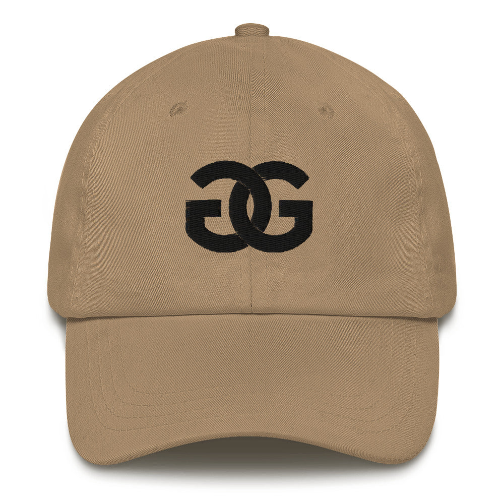 Initial Gifted Gods Dad Hat-Black