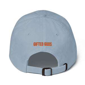 Initial Gifted Gods Dad Hat-Orange