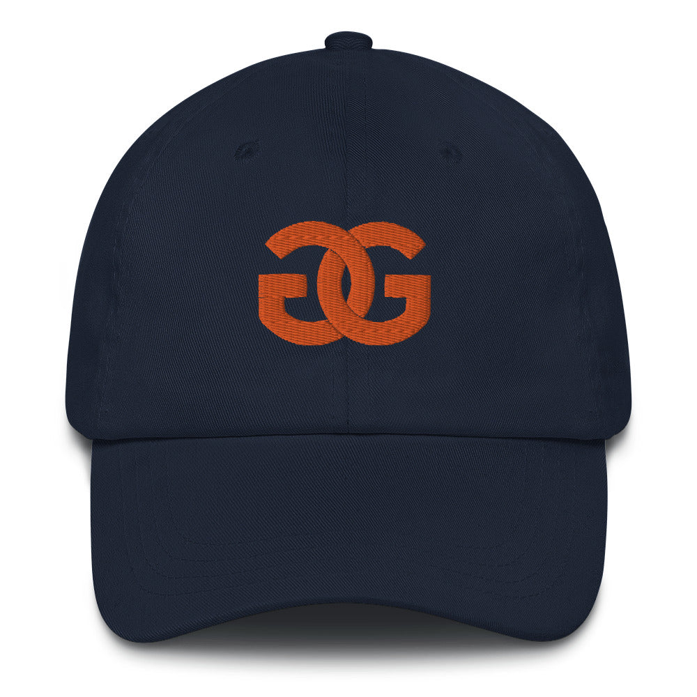 Initial Gifted Gods Dad Hat-Orange