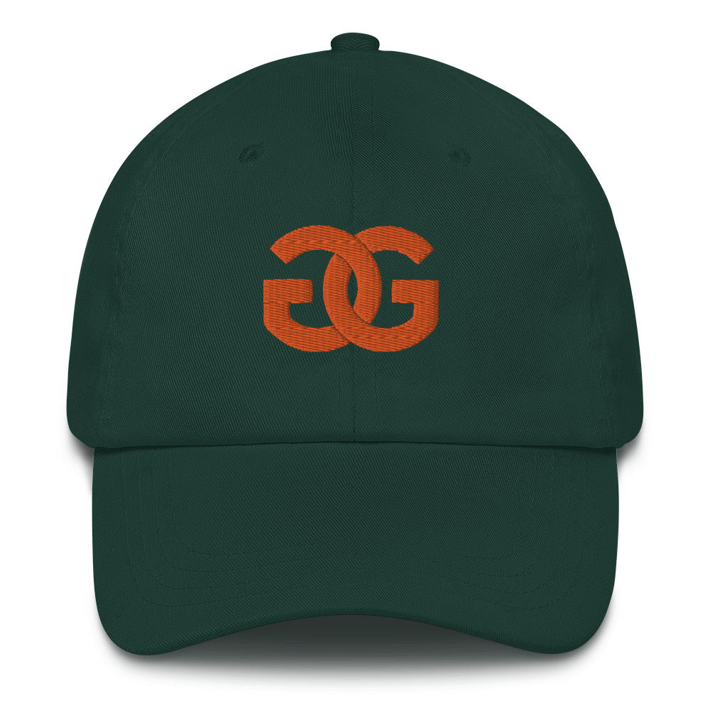 Initial Gifted Gods Dad Hat-Orange
