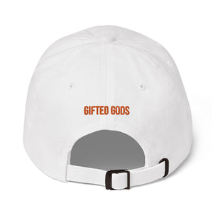 Initial Gifted Gods Dad Hat-Orange