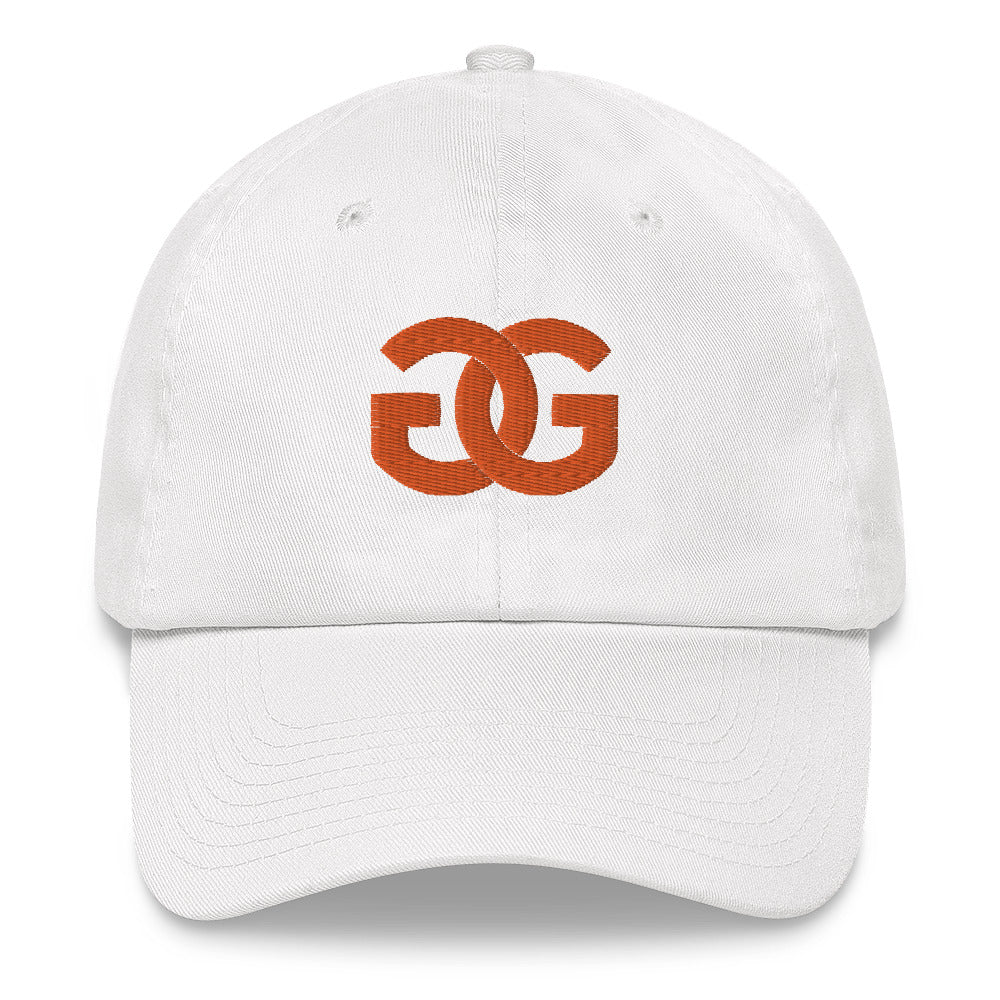 Initial Gifted Gods Dad Hat-Orange