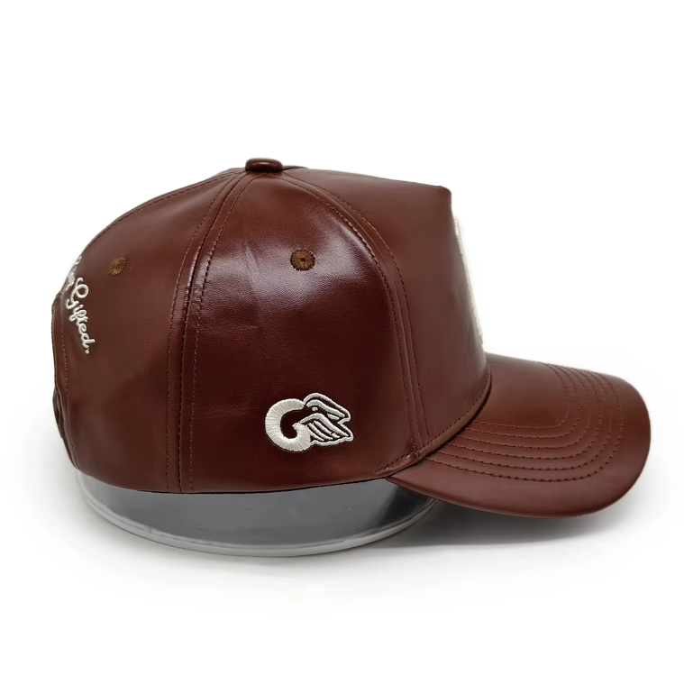 Gifted Gods Rich Chocolate Brown Vegan Leather Snapback – "Stay Fly. Stay Gifted."