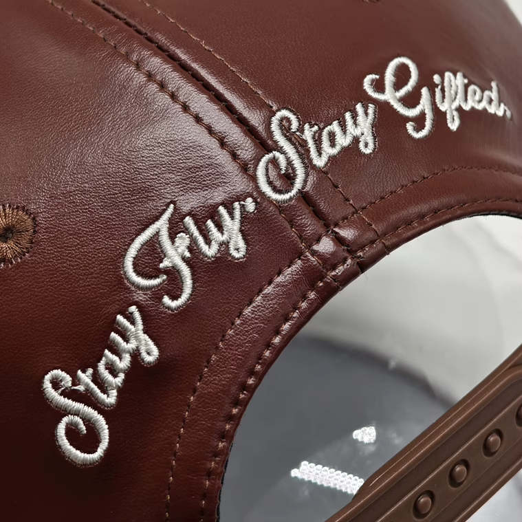 Gifted Gods Rich Chocolate Brown Vegan Leather Snapback – "Stay Fly. Stay Gifted."