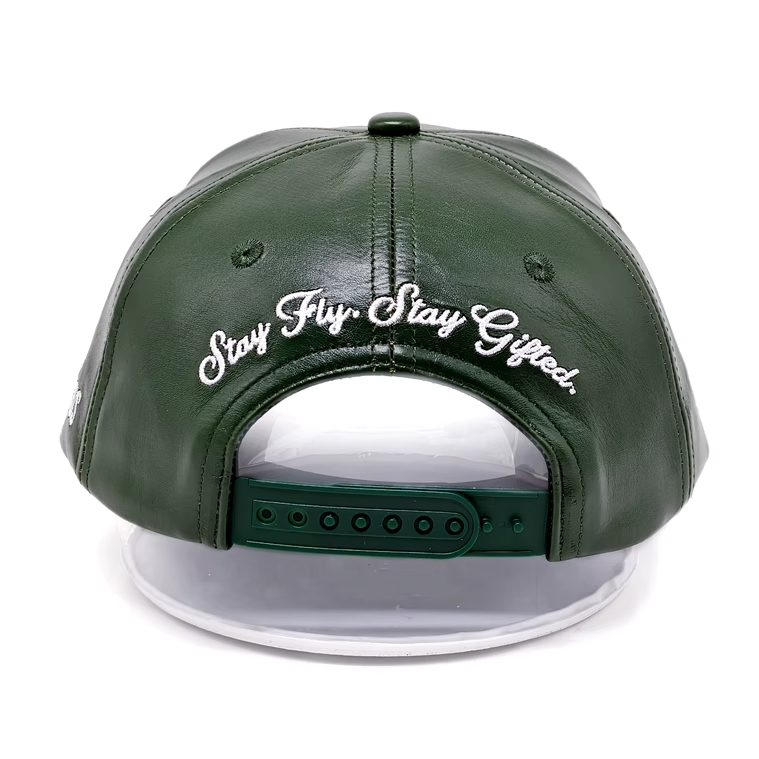 Gifted Gods Forest Green Vegan Leather Snapback – "Stay Fly. Stay Gifted."