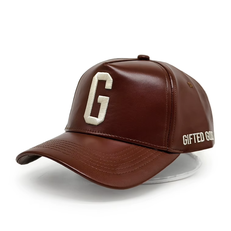 Gifted Gods Rich Chocolate Brown Vegan Leather Snapback – "Stay Fly. Stay Gifted."