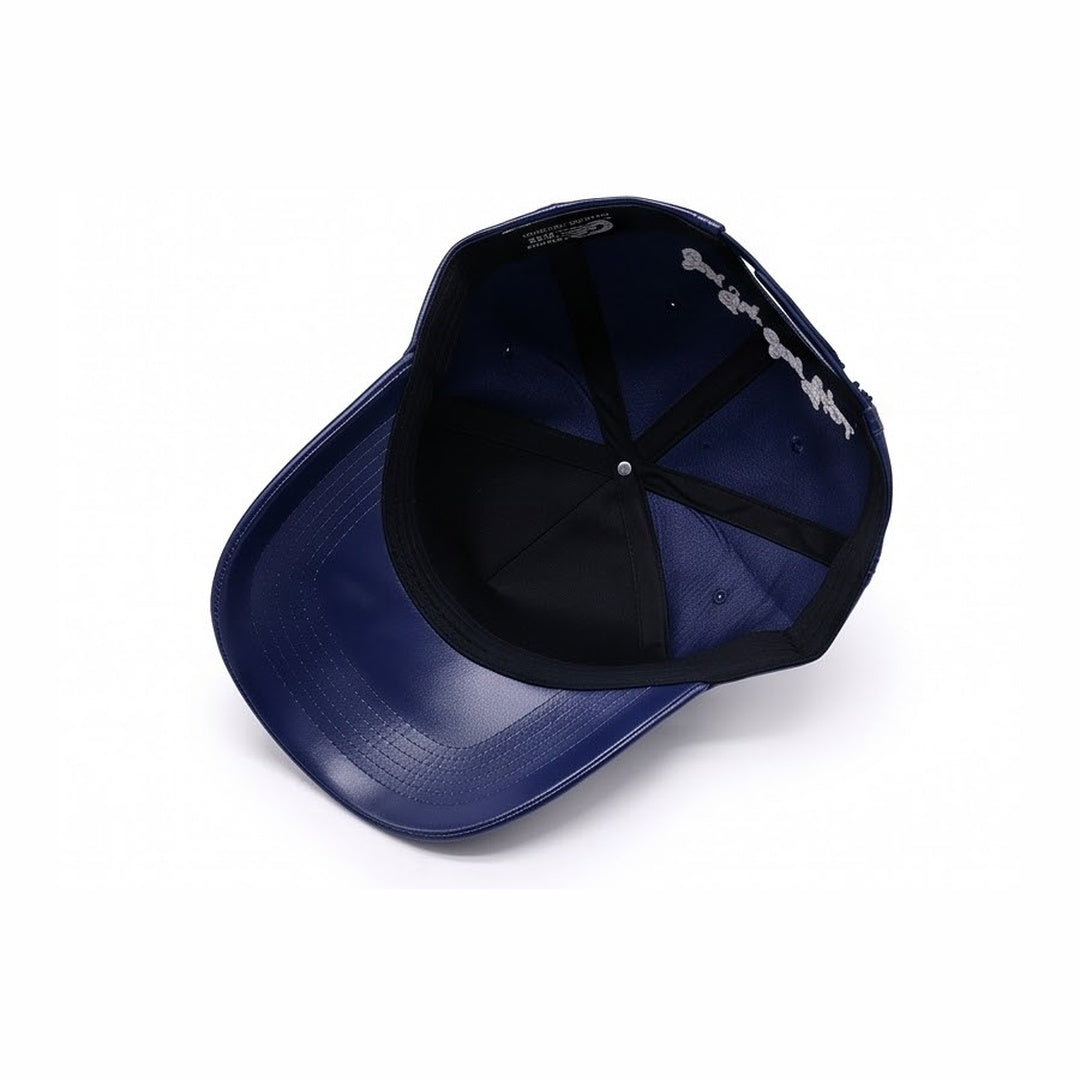 Gifted Gods "G" Signature Vegan Leather Snapback – Royal Navy