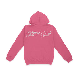 Elemental Hoodie-Pink/White